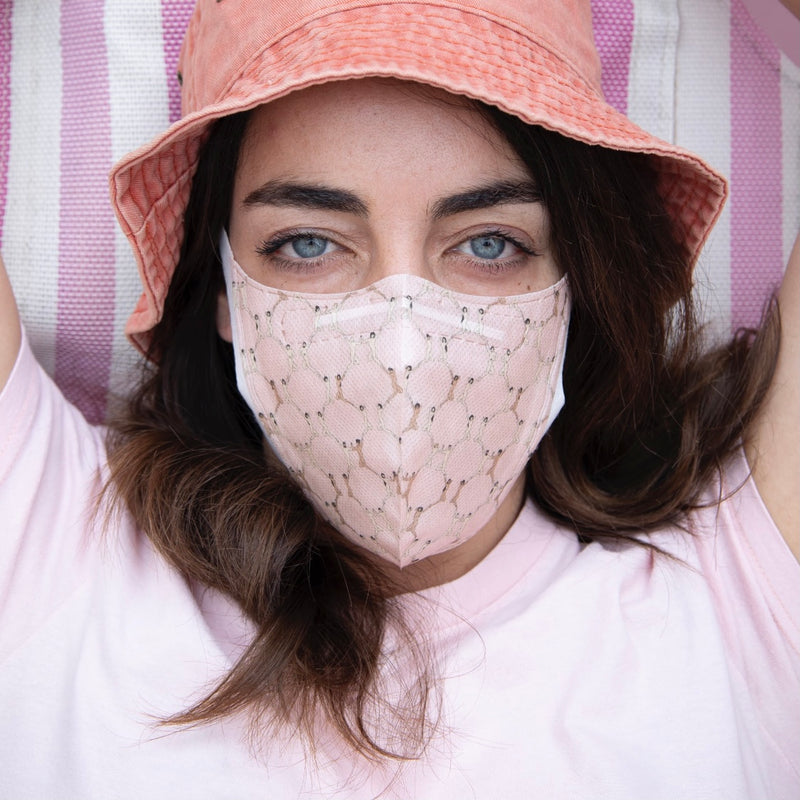 Airllo Mask - Batabasta One Love Pink (washable & reusable)