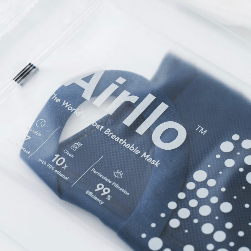 Airllo Mask - Navy Blue (washable & reusable)